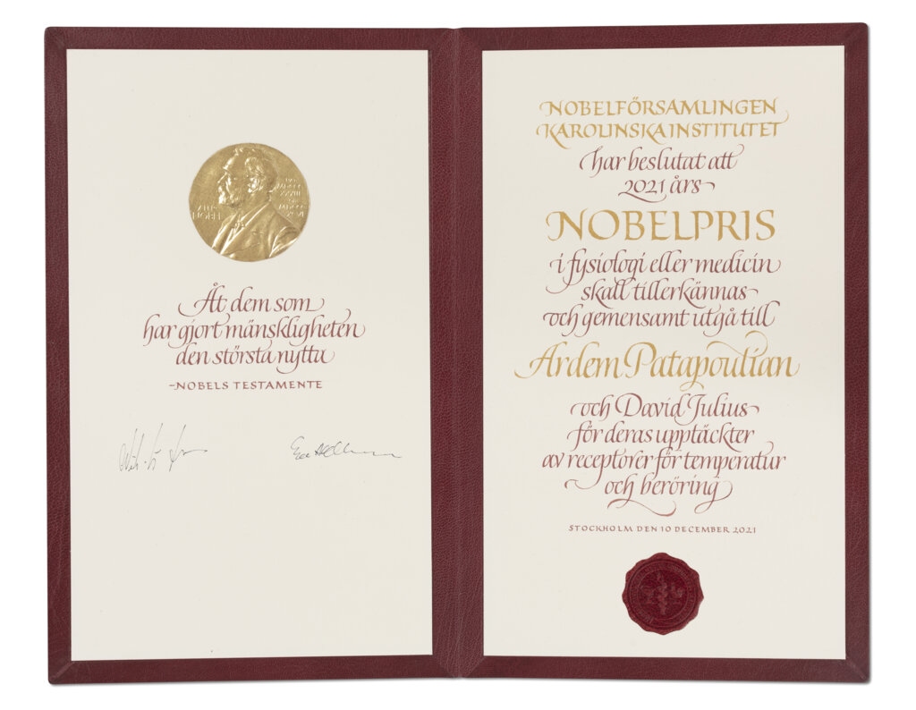 Ardem Patapoutian diploma