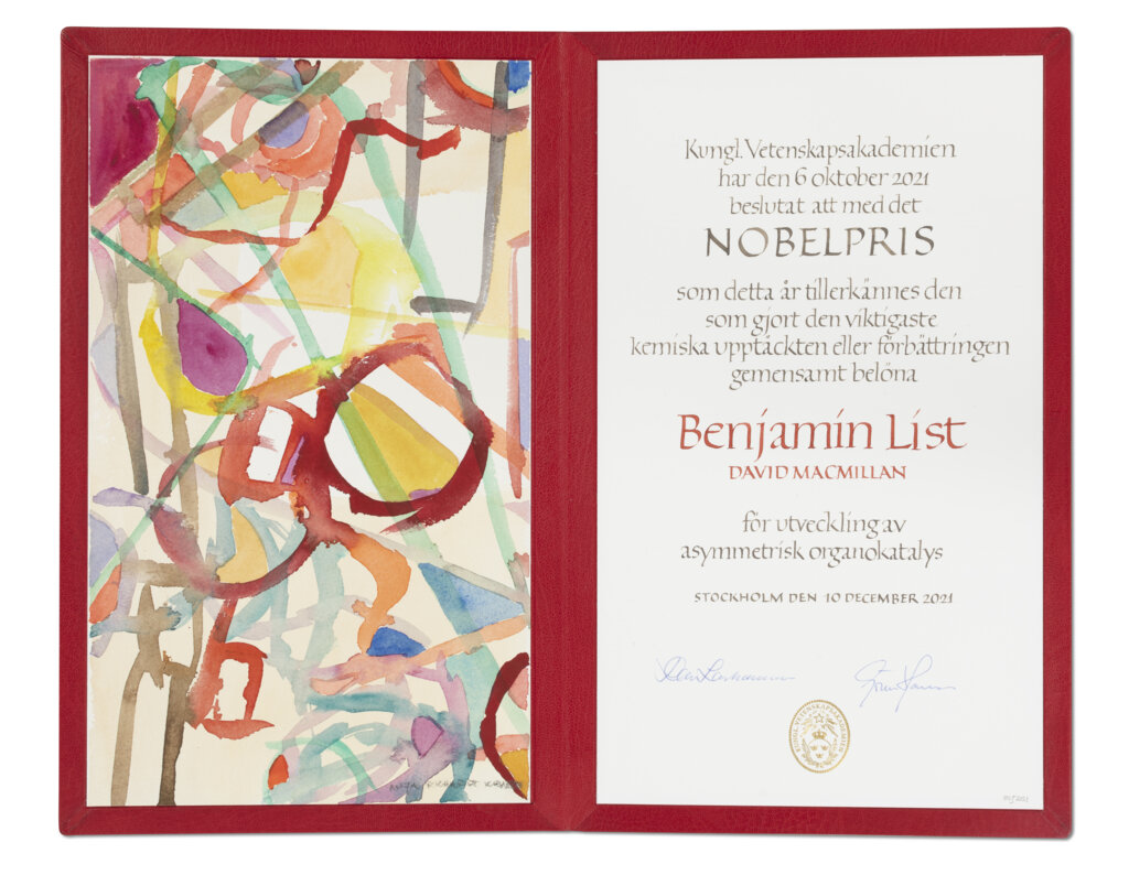 Benjamin List diploma